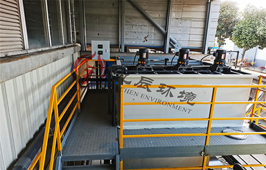 合肥市華聯汽車配件有限公司污水改造項目進場安裝