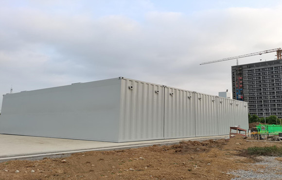 晶澳太陽能污水處理設(shè)施進(jìn)入安裝階段