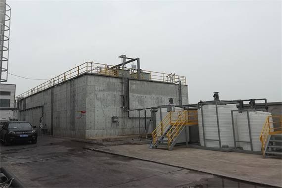 池州首開新材料有限公司生產廢水處理項目進場安裝