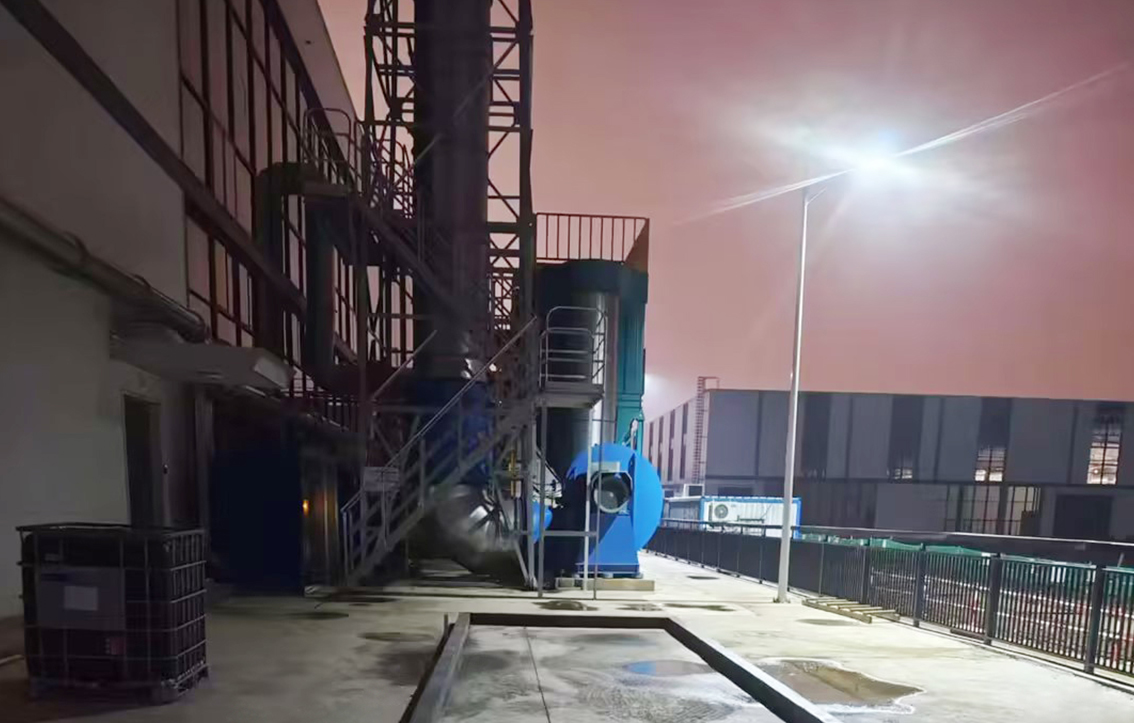 禾纖新材料污水處理系統項目進場施工