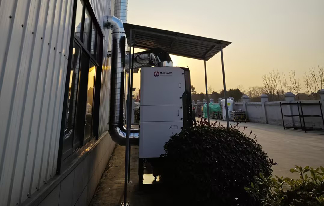 津合制冷焊煙處理系統項目進場施工